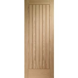 Internal Pre Finished Oak Veneer Door: Type Suffolk Original