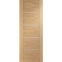 Internal Pre Finished Oak Veneer Door: Type Portici