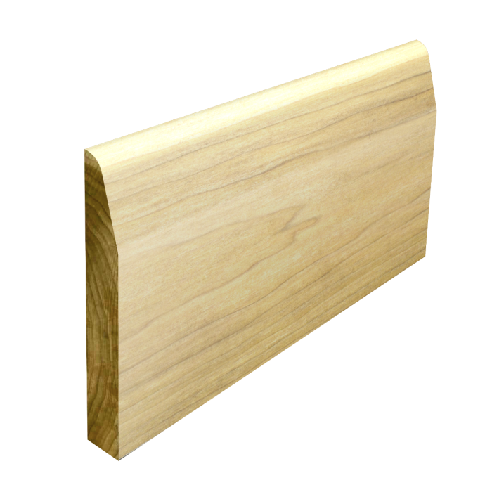 chamfered tulip wood skirting board