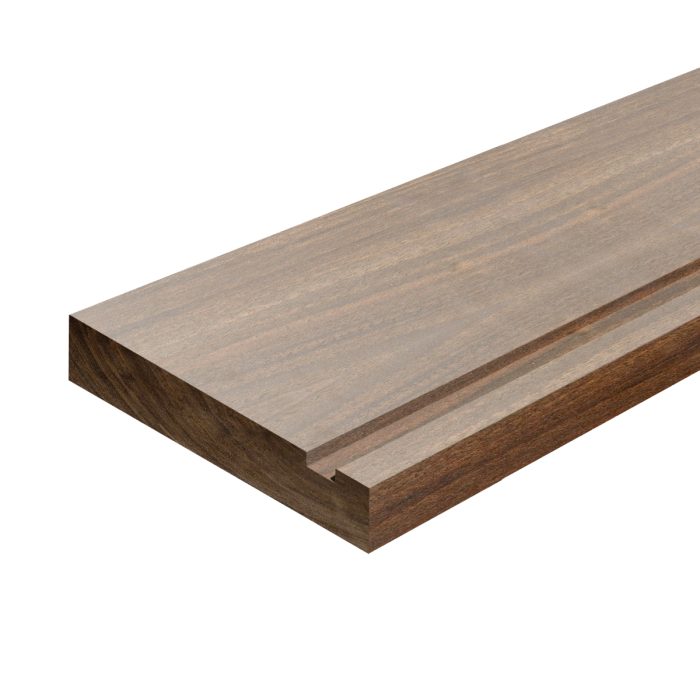 GROOVED SOLID WALNUT DOOR LINING SET