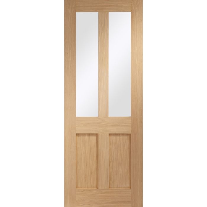Oak Internal Door: Type Malton Shaker with Clear Glass