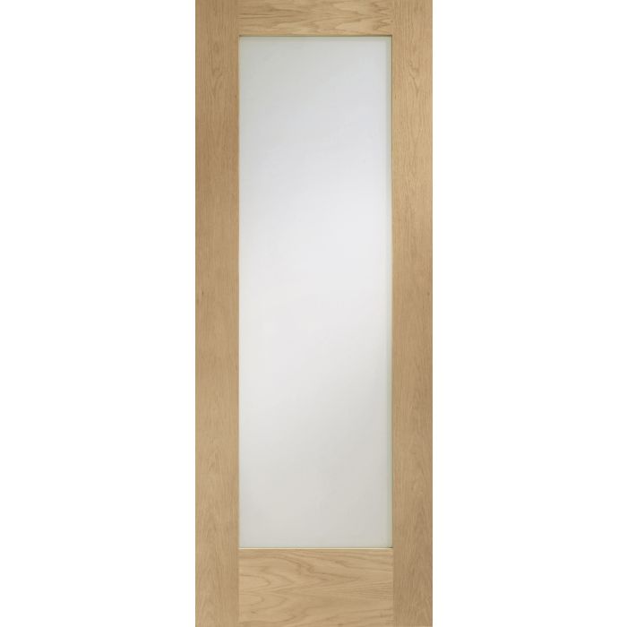 Oak Internal Fire Door: Type Pattern 10 with Clear Glass