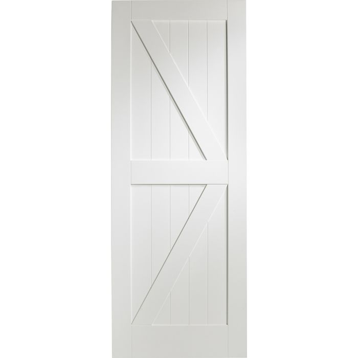 White Primed Internal Door: Type Cottage
