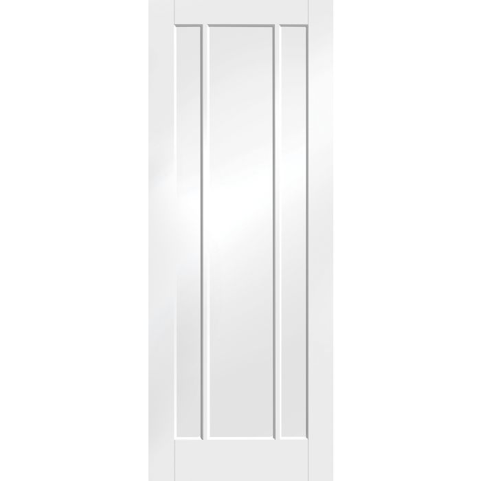 White Primed Internal Fire Door: Type Worcester