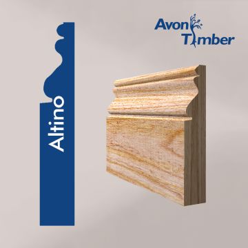 Solid American White Ash Altino Skirting (Per Metre)
