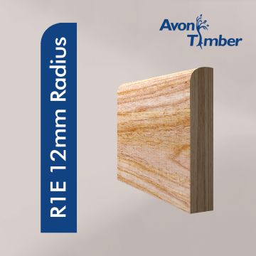 Solid American White Ash Pencil Round (12mm Radius) Skirting (Per Metre)