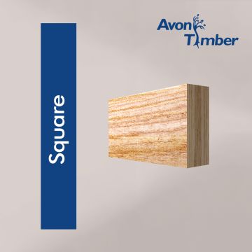 Solid American White Ash Square Edge Architrave (Per Metre)