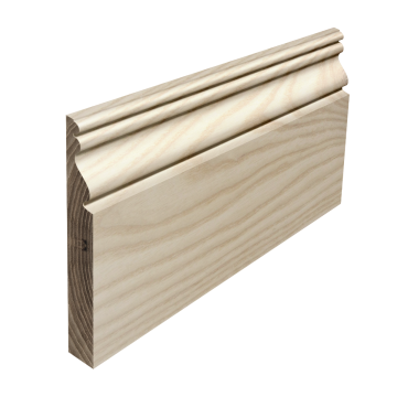 Solid American White Ash Altino Architrave (Per Metre)