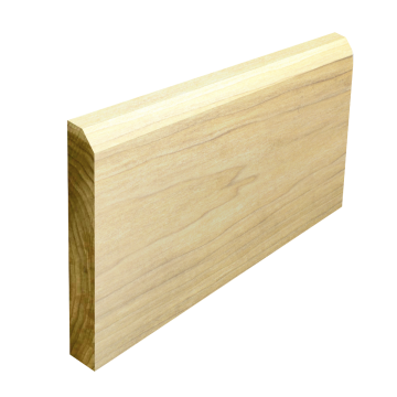 Solid Tulipwood Bevelled Skirting (Per Metre)