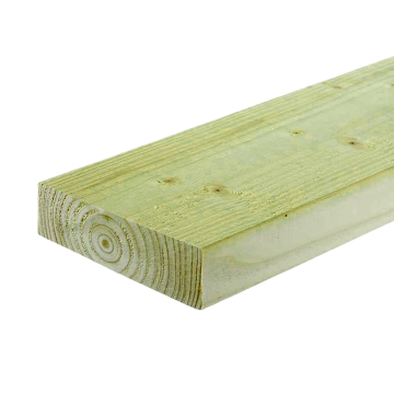 75mm C24 KD Carcassing Eased Four Corners Green Treated