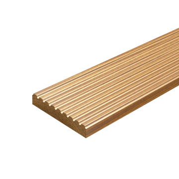 Yellow Balau Grooved & Smooth Hardwood Decking