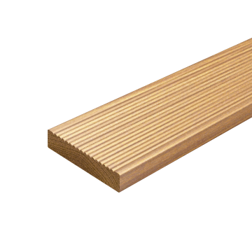 Yellow Balau Reeded & Smooth Hardwood Decking