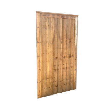 Golden Brown Featheredge Board Gate