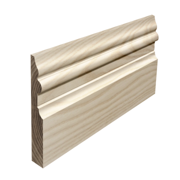 Solid American White Ash Jupiter Skirting (Per Metre)