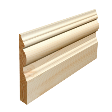 Solid Pine Lovelli Skirting (Per Metre)