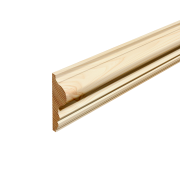wooden dado rail