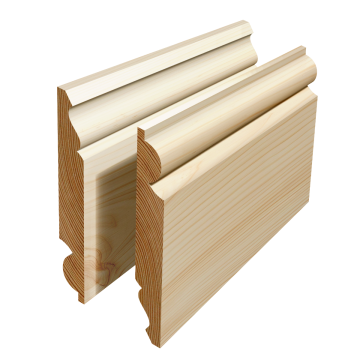 Pine Torus Skirting and Pine Ogee Skirting