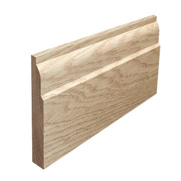 Solid Oak Ovolo Architrave (Per Metre)