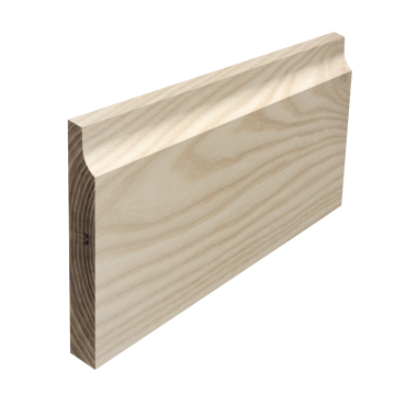 Solid American White Ash Pendant Skirting (Per Metre)