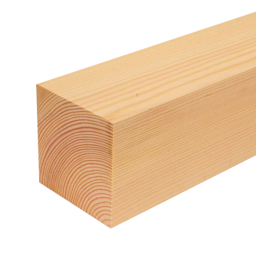 100mm planed timber posts
