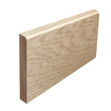 Solid Oak Pencil Round (6mm Radius) Architrave (Per Metre)
