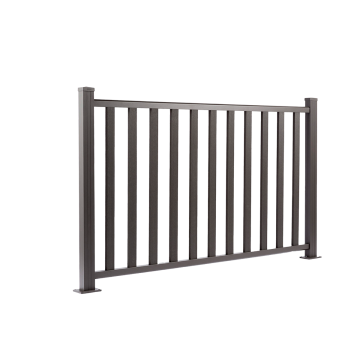 Saige Longlife Composite & Aluminium Straight Balustrade Kit to suit Level Decking