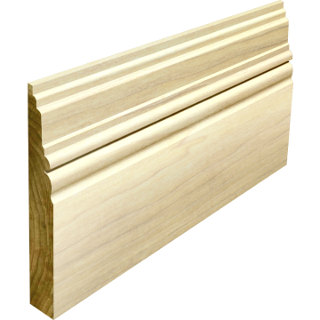 Solid Tulipwood Saturn Skirting (Per Metre)