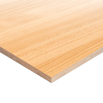 Decorative Veneered MDF Steamed Beech Two Sides A/B Quality