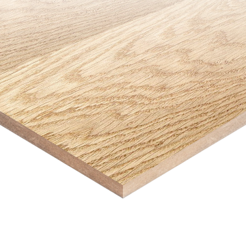 Decorative Veneered MDF Crown Cut Oak Two Sides A/B Quality