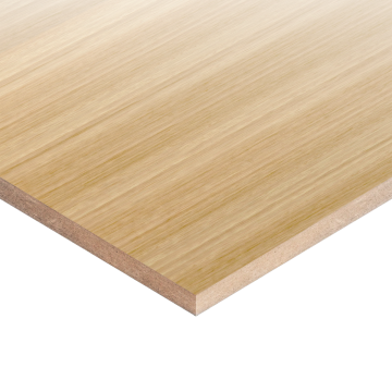 Decorative Veneered MDF Quarter Cut Oak Two Sides A/B Quality