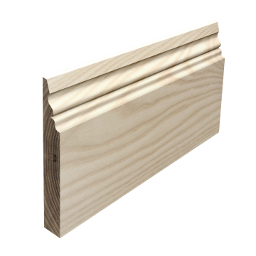 Solid American White Ash Spire Architrave (Per Metre)
