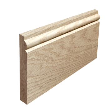Solid American Oak Mini Torus Architrave (Per Metre)