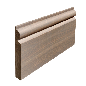 Solid American Black Walnut Torus Skirting (Per Metre)