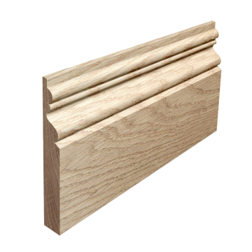 Venus Profile Solid Oak Skirting Board (Per Metre)