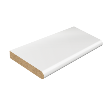 Bullnose Edge MDF Window Board Primed