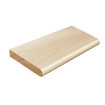 Bullnose Edge Pine Window board