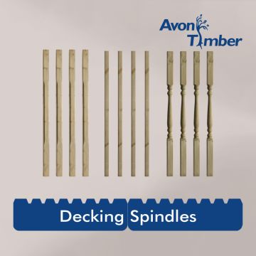Green Treated Decking Spindles
