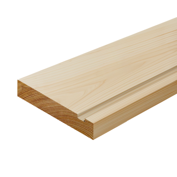 GROOVED SOLID PINE DOOR LINING SET