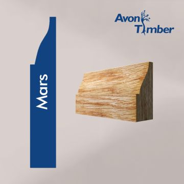Solid American Oak Mars Architrave (Per Metre)