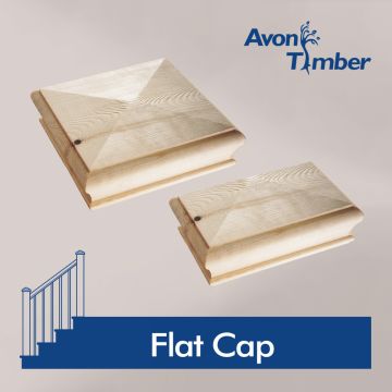 Benchmark Pine Newel Half Pyramid Cap