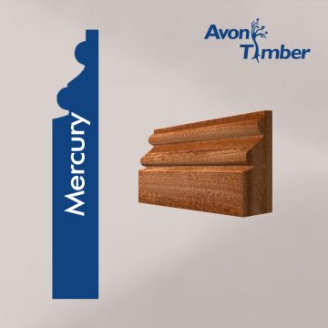 Solid Sapele Mercury Architrave (Per Metre)