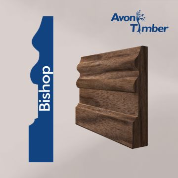 Solid American Black Walnut Bishop Skirting (Per Metre)