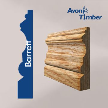 Barrett Profile Solid Oak Skirting Board (Per Metre)