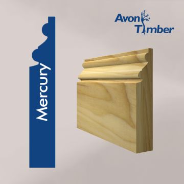Solid Tulipwood Mercury Skirting (Per Metre)