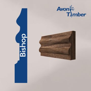 Solid American Black Walnut Bishop Architrave (Per Metre)