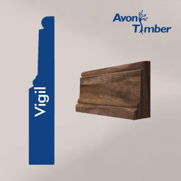 Solid American Black Walnut Vigil Architrave (Per Metre)