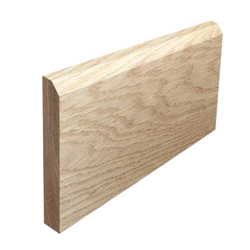 bevelled oak skirting board