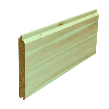 19x125mm Redwood Single Vee Matching Green Treated