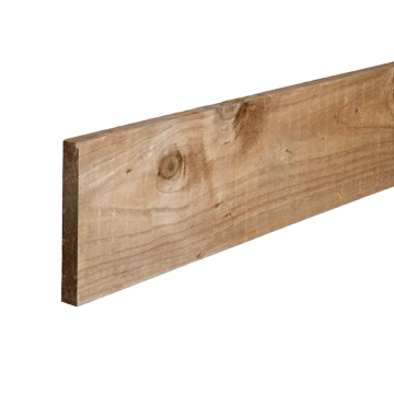 Brown Treated Gravel Board 22mm x 150mm x 4.8m Long 