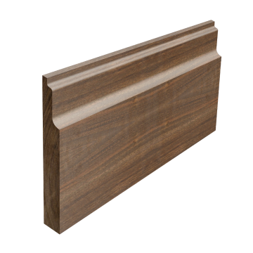 lambs tongue walnut skirting board